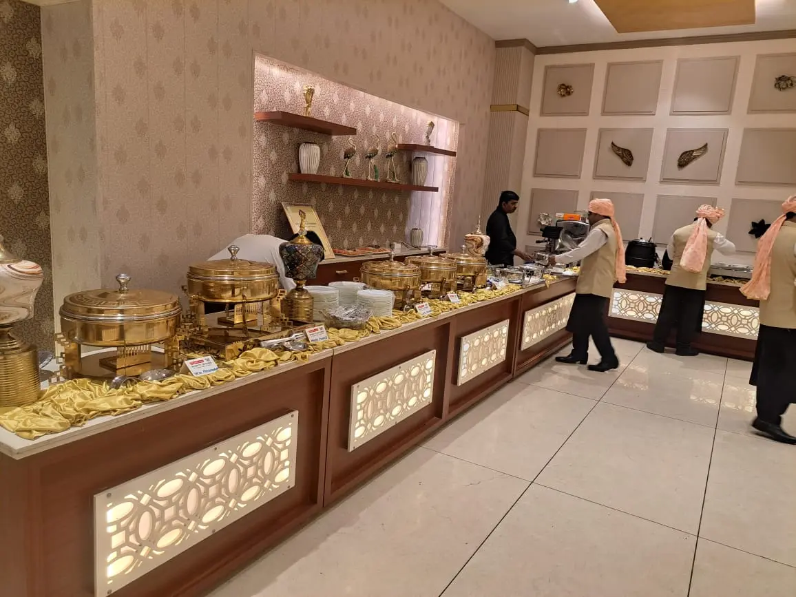 Dessert table with assorted sweets